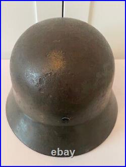 Totally Original German Wwii Army M35 Sd Combat Helmet