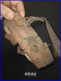 Unknown German helmet liner. Size 64 WWII Style With Attached Chinstrap