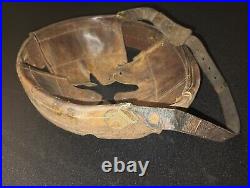 Unknown German helmet liner. Size 64 WWII Style With Attached Chinstrap