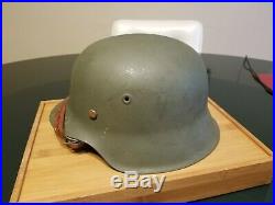 VINTAGE WW2 GERMAN Helmet M42 ET64 Eisenhuttenwerke, Thale With Liner
