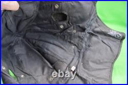 VTG WWII Leather Aviator Helmet Or Sidecar Cap German, Padded Top & Back, RARE, #59