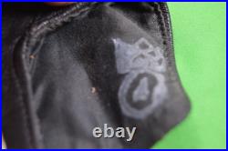 VTG WWII Leather Aviator Helmet Or Sidecar Cap German, Padded Top & Back, RARE, #59