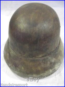 Very Rare German Helmet Mold M 40 Model Wwi Wwii Wooden Original, See Details