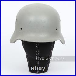 Vintage Genuine WW2 German Refurbished Stahlhelm Casque He lmet