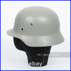 Vintage Genuine WW2 German Refurbished Stahlhelm Casque He lmet