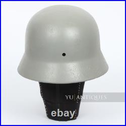 Vintage Genuine WW2 German Refurbished Stahlhelm Casque He lmet