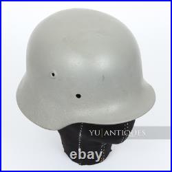 Vintage Genuine WW2 German Refurbished Stahlhelm Casque He lmet