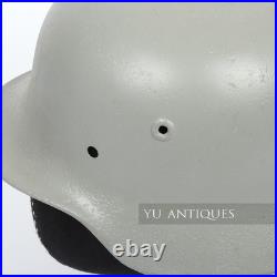 Vintage Genuine WW2 German Refurbished Stahlhelm Casque He lmet