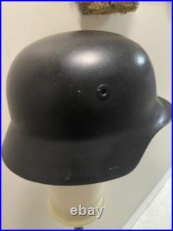 Vintage German Military Border Guard Helmet Post WWII Era Vintage German Military Border Guard Helmet Post WWII Era