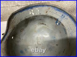 Vintage Linnemann & Schnetzer Of Ahlen German Police Post War Helmet