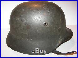 Vintage Original Untouched german helmet aluminum liner WW2 army SEE PIC