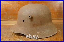 Vintage Original WW1/WW2 German M16/M17 Steel Military Helmet World War 2