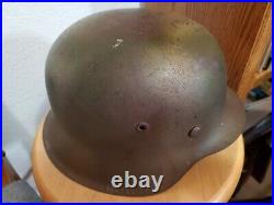 Vintage Original WWII German Army Helmet, Lined, LOCAL PICK UP ONLY