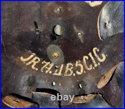 Vintage Pre WWII German leather FIREMAN'S Helmet Rare Honoring God Neighbor