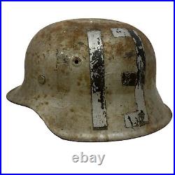 Vintage WW2 German Hippie Biker Motorcycle Club MC Helmet Lucky 13 Harley HD