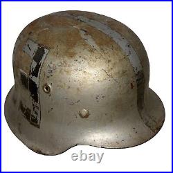 Vintage WW2 German Hippie Biker Motorcycle Club MC Helmet Lucky 13 Harley HD