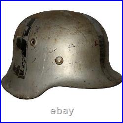 Vintage WW2 German Hippie Biker Motorcycle Club MC Helmet Lucky 13 Harley HD