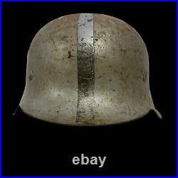 Vintage WW2 German Hippie Biker Motorcycle Club MC Helmet Lucky 13 Harley HD