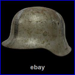 Vintage WW2 German Hippie Biker Motorcycle Club MC Helmet Lucky 13 Harley HD