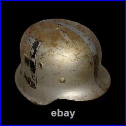 Vintage WW2 German Hippie Biker Motorcycle Club MC Helmet Lucky 13 Harley HD