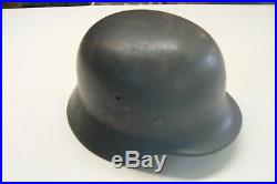 Vintage WW2 German M35 Luftwaffe Helmet / Double Decal