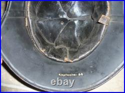 Vintage WWII German Luftshutz air raid helmet size 59