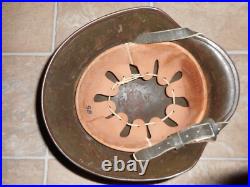 Vintage WWII German M40 steel helmet with Finnish or German liner size 58