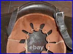 Vintage WWII German M40 steel helmet with Finnish or German liner size 58
