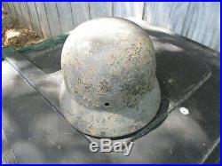 Vintage Ww2 German M35 Helmet Wwii M40 Relic