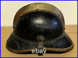 Vintage Wwi, Wwii German Fireman Helmet
