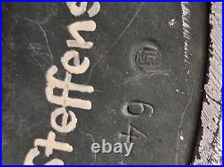 Vtg German Soldier Helmet WW2, M42/64 or M35/64 Makers Stamp, Soldiers Name, G. C