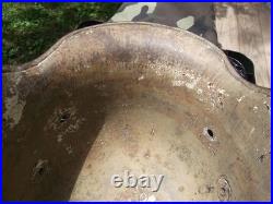 WW 1 M16 German Original Winter Camo Helmet ET 64