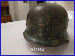 WW II German Luftwaffe Camouflage Helmet