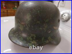 WW II German Luftwaffe Camouflage Helmet
