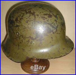 WW-II German M. 42 Wehrmacht Infantry Steel Helmet from the Italian Campaign