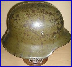 WW-II German M. 42 Wehrmacht Infantry Steel Helmet from the Italian Campaign