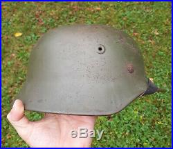WW II German Stahlhelm Helmet M40 Q64 Wehrmacht Heer Army Military