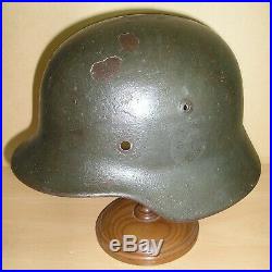 WW-II German (Wehrmacht) Re-issued M. 35/M. 40 Helmet Shell by Eissenhuttenwerke