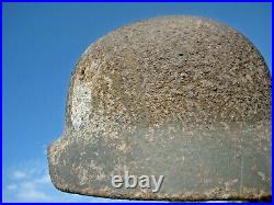 WW II WW 2 German Helmet M35 Battlefield Relic