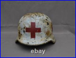 WW II WW2 German Helmet M 40 Medic