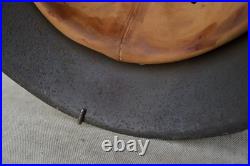 WW II WW2 German Helmet M42 ckl 66. Sawdust
