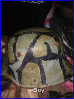 WW1 German WW2 Rare shell helmet