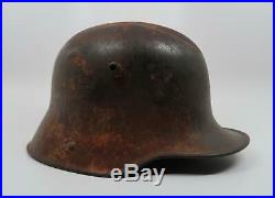 WW1 German steel uniform helmet WW2 US Austrian Army Veteran combat war souvenir