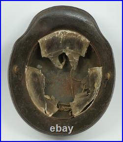 WW1 Imperial German Helmet M17 WW2 Army steel combat stahlhelm battle damaged