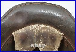 WW1 Imperial German soldier Camo Helmet WWII combat stahlhelm war battle damaged