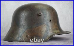 WW1 Imperial German steel camo Helmet M16 WW2 US Army trophy combat stahlhelm
