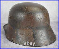 WW1 Imperial German steel camo Helmet M16 WW2 US Army trophy combat stahlhelm
