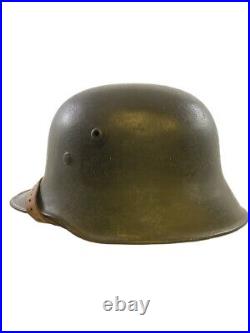 WW1 WW2 German Transitional M18 Bell L Size 64 Helmet Reissued 1943