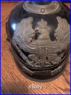 WW1 WW2 Prussian Helmet, German Pickelhaub Helmet, Helmet NEW US