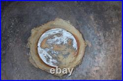 WW1 genuine German Helmet with Turtle camouflage used like a flower pot